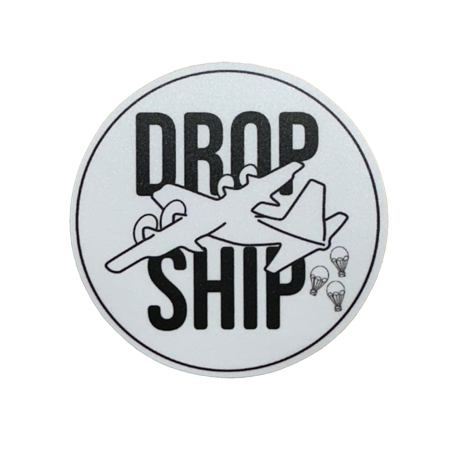 Dropship Disc Golf 2" Matte Sticker