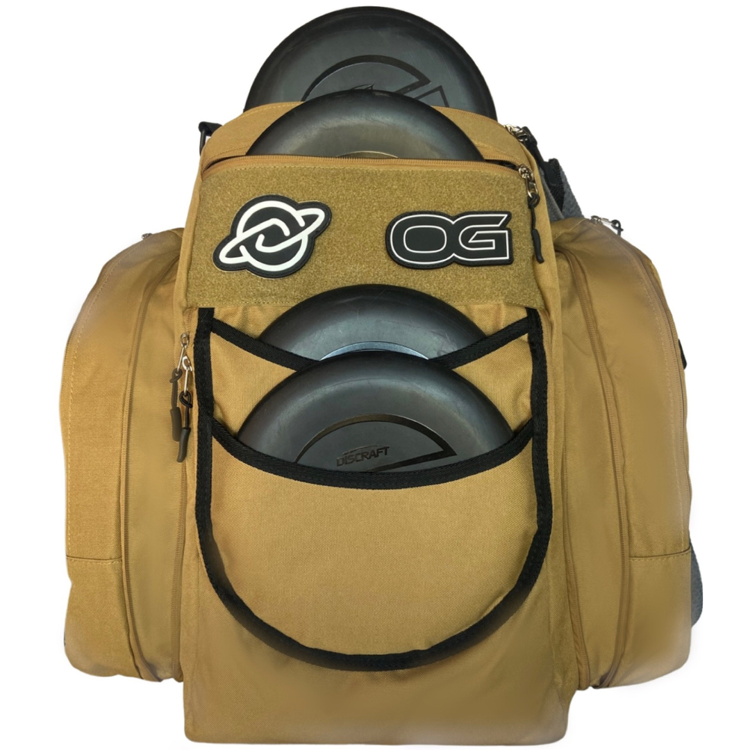 Discology Disc Golf OG V2 Disc Golf Bag - Coyote Tan