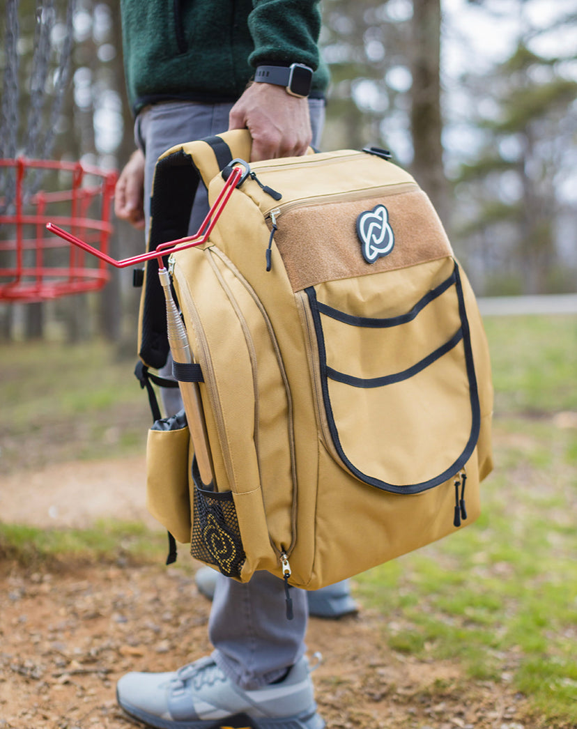 Discology Disc Golf OG V2 Disc Golf Bag - Coyote Tan